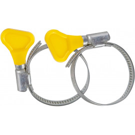 Sera Colliers de serrage inox Sera Pond Ø 32-40 mm à vis à oreilles – Accessoire bassin