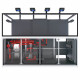 Red Sea Reefer™ MAX 170 G2+ Noir (AQUARIUM+MEUBLE+TOUT L'ÉQUIPEMENT)
