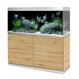 Oase HighLine Optiwhite 400 Wild Oak - Ensemble aquarium