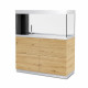 Oase HighLine Séparateur de pièce 300 optiwhite Wild Oak - Ensemble