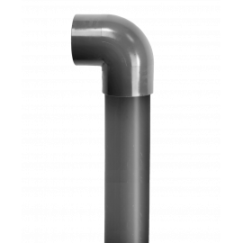 SF PONDCLEAR TUBE PVC 63 MM 1,5M + COUDE 90 Â°