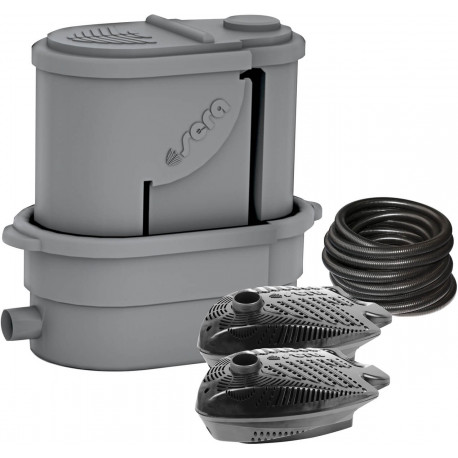 SERA KOI Professional 24000 + 2×POMPE PP 12000 – Kit filtration bassin