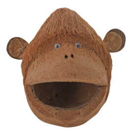 Hobby Coco Monkey 1 – Cachette décorative pour terrarium