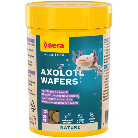 Sera Axolotl Wafers 250ml - Nourriture specialisee axolotls