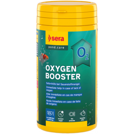 Sera Pond Oxygen Booster 500ml - Granulé oxygénant d'urgence pour apport immédiat oxygène dans bassin de jardin