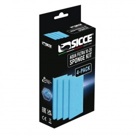 SICCE Aqua filta 10-20 Sponge kit - Mousses de remplacement