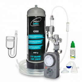 Aquaplante Kit CO2 Complet Électrovanne 600g - Diffuseur Verre