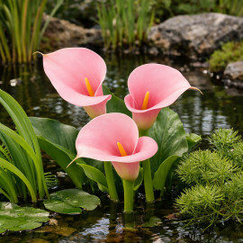 Zantedeschia aethiopica Pink Arum d'Éthiopie POT DE 9cm - Plante de Bassin