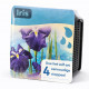 Kit Moerings Iris bleu emballage sec iris eau fleurs bleu violet jaune