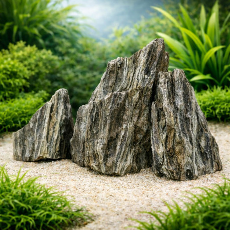 Glimmer Wood pierre fossilisée naturelle aux tons brun-doré pour aquarium