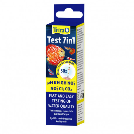 TETRA Test 7 en 1 x 50 - Bandelettes de test d'eau