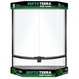 REPTO Terra HalfMoon 56 x 28 x 64 cm - Terrarium Panoramique