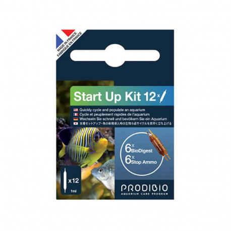 PRODIBIO Start Up 12 Ampoules - Bactéries de démarrage