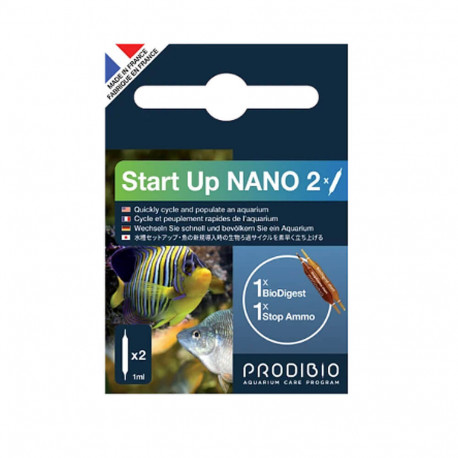 PRODIBIO Start Up NANO 2 Ampoules - Bactéries de démarrage