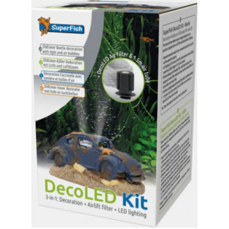 SUPERFISH DECO LED Kit Beetle - Décoration aquarium