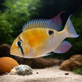 Biotodoma cupido sauvage Colombie taille M - Cichlidé Cupidon géophage d'Amérique du Sud