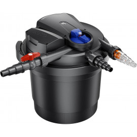 Sunsun CPA-5000 filtre bassin pression avec stérilisateur UV 11W et robinet vidange pour étang 8000L
