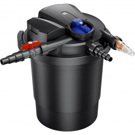 Sunsun CPA-10000 filtre bassin pression avec UV 11W et robinet vidange pour étang 12000L