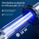 Stérilisation UV-C 36W Sunsun CPA-20000 contre bactéries pathogènes et algues flottantes