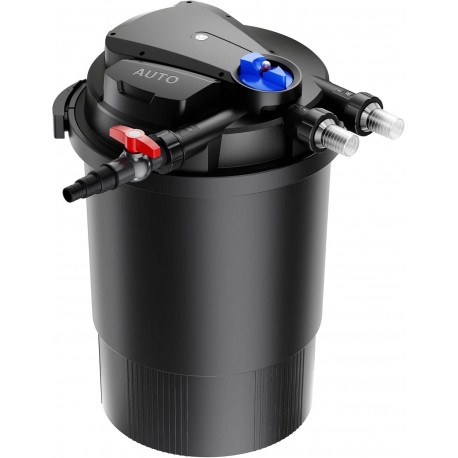 Sunsun CPA-30000 filtre bassin pression UV 55W avec robinet vidange pour grand étang 60000L
