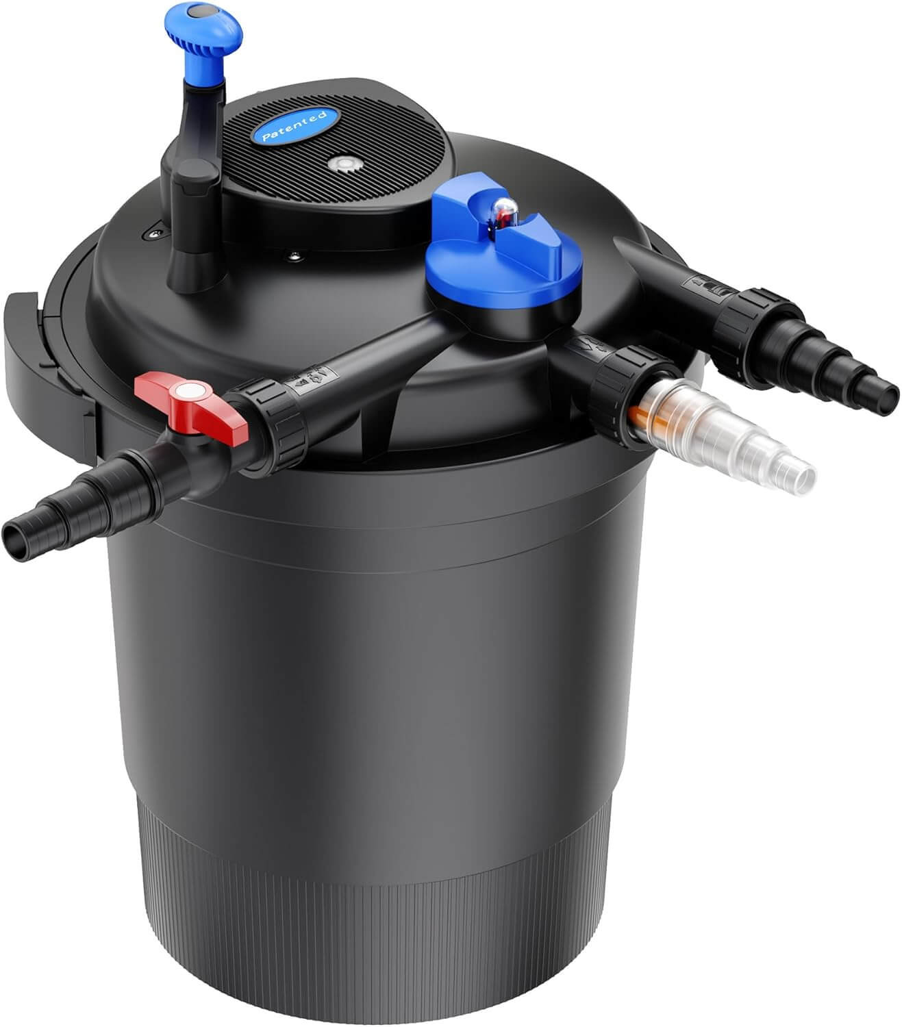Stérilisation UV-C 11W Sunsun CPF-10000 contre bactéries pathogènes et algues flottantes