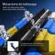 Mecanisme de nettoyage par manivelle du filtre XXL Sunsun CPF-50000 pour decrasser les 7 eponges sans demontage