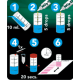 Test Colombo NO3 Nitrate en gouttes pour aquarium - kit complet 40 mesures