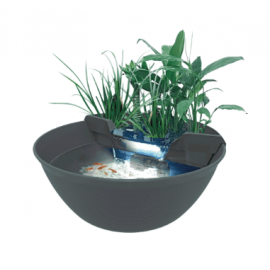 Superfish Mini Pond Grey - Mini bassin décoratif pour terrasse et jardin