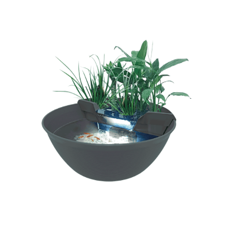 Superfish Mini Pond Grey - Mini bassin décoratif pour terrasse et jardin