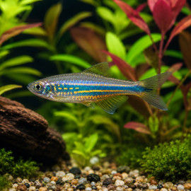 Danio (Devario) aequipinnatus - le plus grand des Danios - Aquaplante