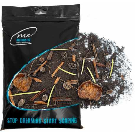 Sac de substrat naturel Me Nature World Habitat Tropical 3 kg pour aquarium