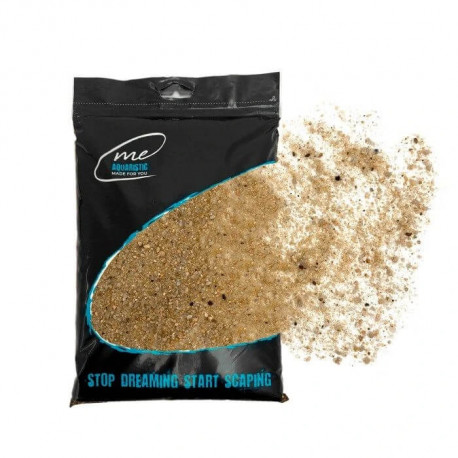 Sac de sable Me Nature Sunrise Sand 0,1-4 mm pour aquarium 3 kg