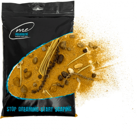 Sable Me Nature World Habitat Delta 3 kg, décor naturel pour aquarium