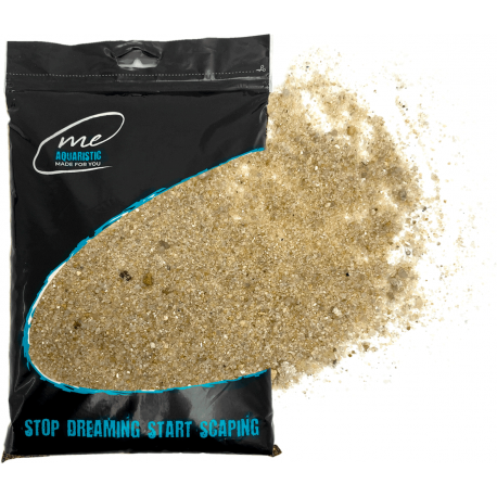 Sable aquarium Me Nature Artic Sand 0,1-4 mm naturel clair sac de 3 kg