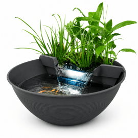Superfish Mini Pond Grey - Mini bassin décoratif pour terrasse et jardin