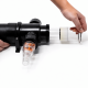 CUV-118 - Tube en quartz borosilicate facilement accessible pour nettoyage