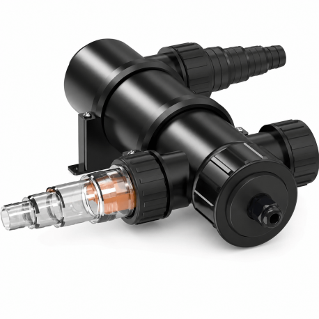 CUV-118 - Indicateur de flux et raccords étagés pour tuyaux bassin