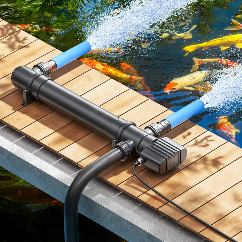 CUV-155 installé sur bassin à koïs