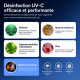 Flux en spirale autour de la lampe UV-C — désinfection prolongée sans produits chimiques