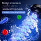Schéma flux hélicoïdal + action UV-C sur micro-organismes