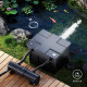 Installation complète : stérilisateur + filtre biologique, débit 8 000 l/h