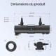 SunSun CUV-2110 dimensions produit plan cote mm raccords