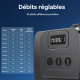 Sunsun CET-8000 tableau des 10 niveaux de debit reglable