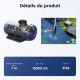 Sunsun CET-15000 details debit 15000 l/h refoulement 7 m IPX8