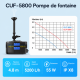 SunSun CUF-5800 debit 5200 L/h puissance 55 W courbe de performance