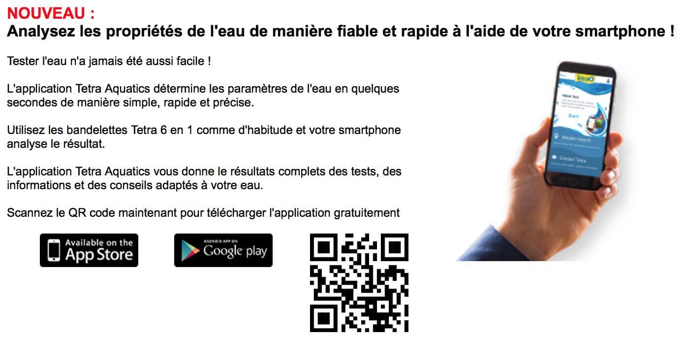 Nouveautée Tetra Test Smartphone