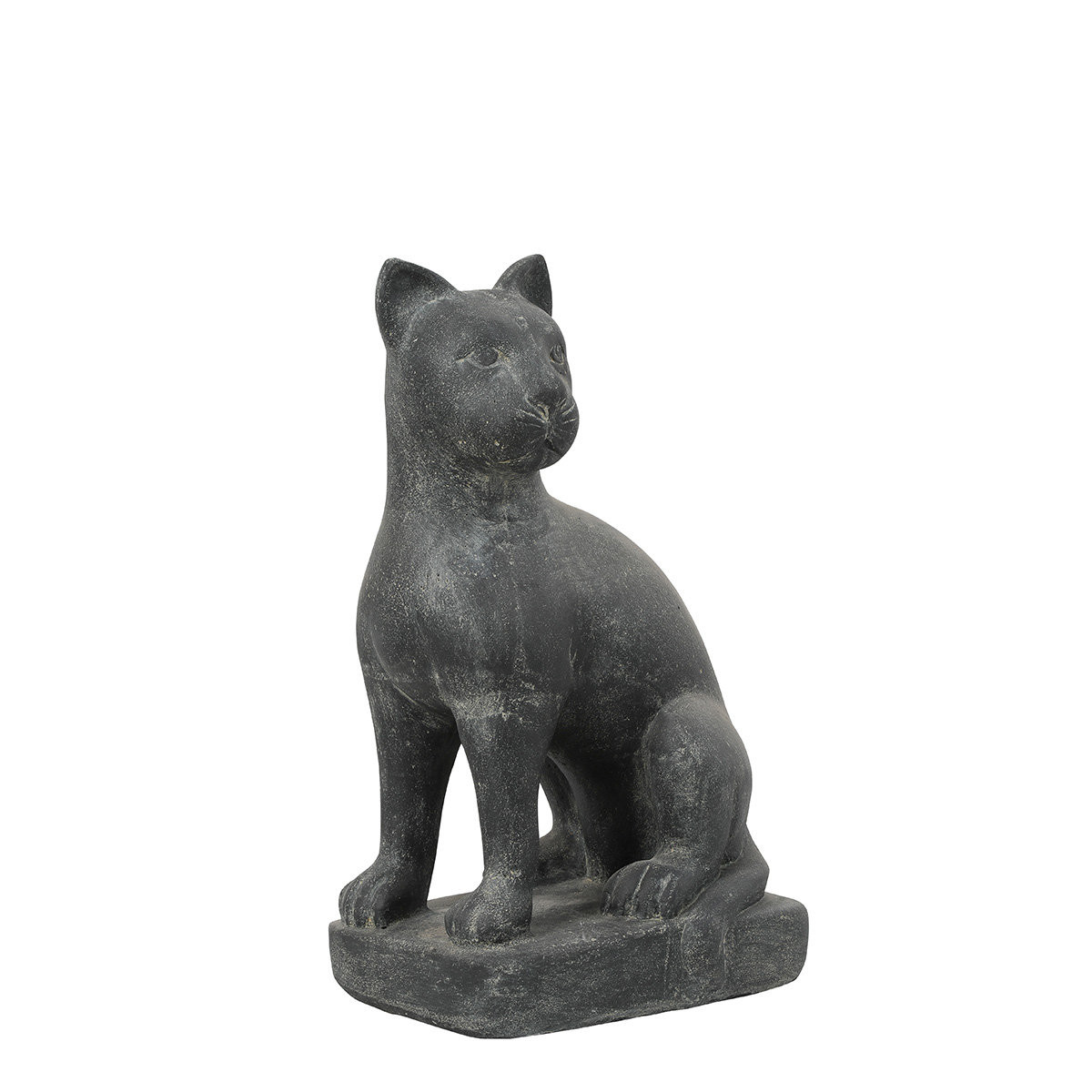 Statue de chat de 45cm, idéale en décoration de jardin